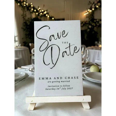 Save the Date Wedding Magnets 7.5cm x 12cm